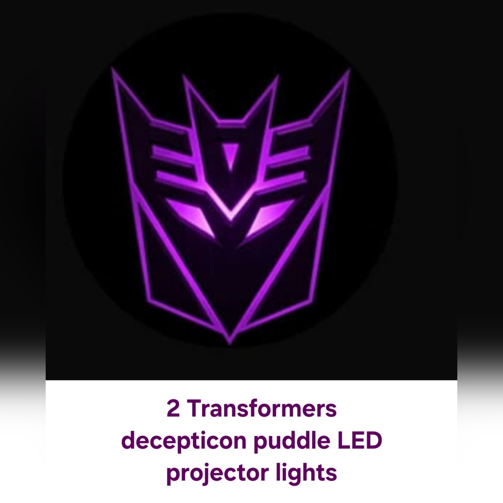2 Transformers Decepticon LED Puddle Projector Door Lights For Acura/ Honda See